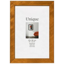 Wooden picture frame UNIQUE 5 - copper, 20x30 cm