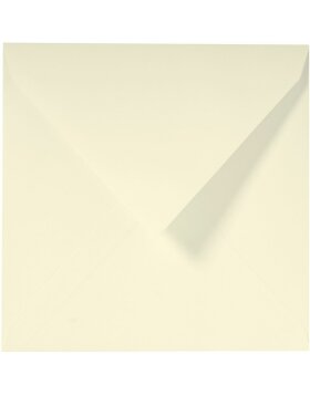 VERGÉ envelopes rills ivory 165x165 mm - 22416L
