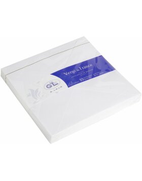 VERG&Eacute; envelopes rills extra white 165x165 mm - 22450L