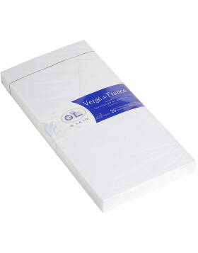 VERG&Eacute; envelopes rills extra white 220x110 mm - 22750L