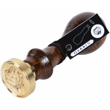 Seal around with wooden handle rose