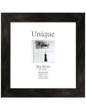 Photo frame UNIQUE 5 - steel, 20x20 cm, wood
