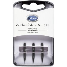 quill blister pack 3  pieces steel „ - „