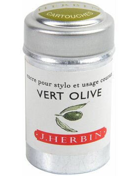Boîte de 6 cartouches - Vert olive