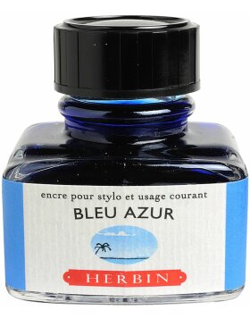 Tinte für Füller 30 ml Azurblau