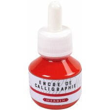 Calligraphy ink 50 ml red bottle