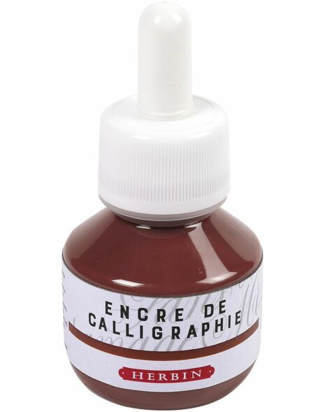 Kalligraphie Tinte 50 ml braun