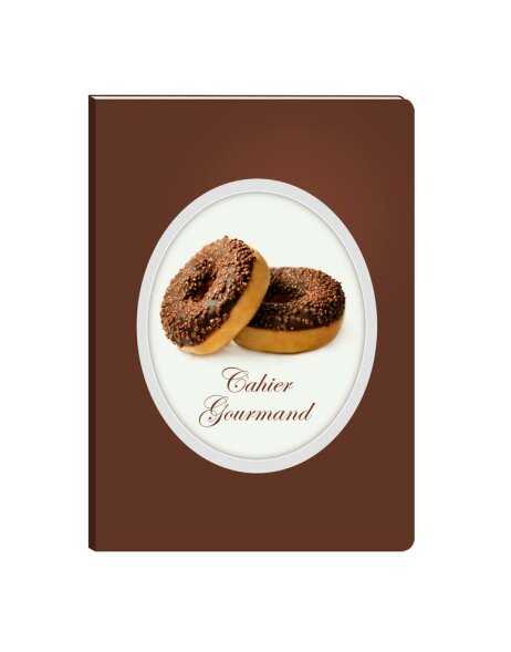 Cahier Gourmand DONUTS A5 cahier lign&eacute; 48 pages