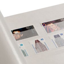 postzegelalbum met 60 witte bladzijden