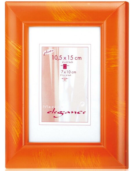 Picture frame RAMATUELLE - 10,5x15 cm orange, wood