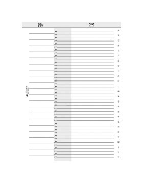Exacompta Exatime 11 Notes - inserto per agenda 8,5x12 cm