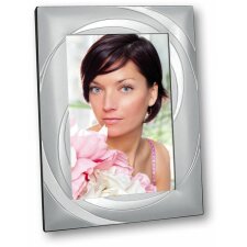 Melissa cadre portrait métal 20x25 cm argenté