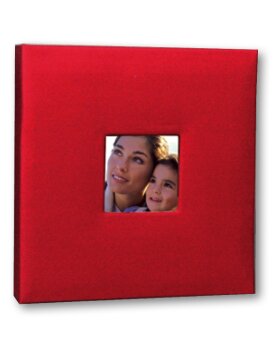 Album fotografico ZEP Cotone rosso 31x31 cm 60 pagine...