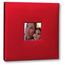 ZEP Álbum de fotos Algodón rojo 31x31 cm 60 páginas blancas