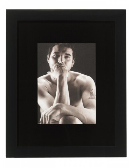 SKIN photo frame 24x30 cm black