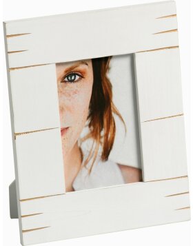 Holz-Fotorahmen Cavan 10x15 cm weiß