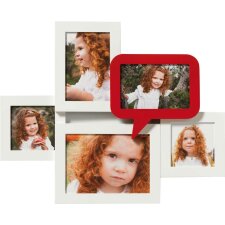 Gallery picture frame Multi Red 5 photos