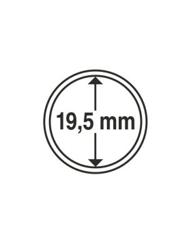 Średnica wewnętrzna kapsuły na monety 19,5 mm