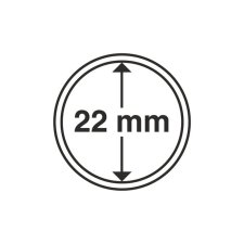 Średnica wewnętrzna kapsuły na monety 22 mm