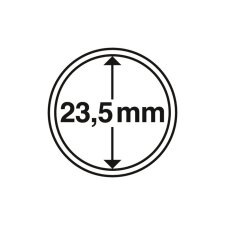 Capsules de monnaie diamètre intérieur 23,5 mm