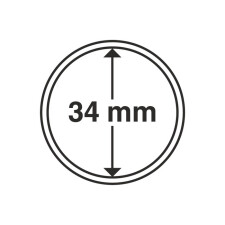 Cápsulas para monedas diámetro interior 34 mm