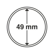 Średnica wewnętrzna kapsuły na monety 49 mm