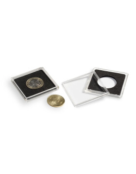 Coin capsules quadrum, inner diameter 18 mm