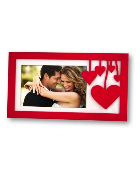 Curry photo frame 10x15 cm red