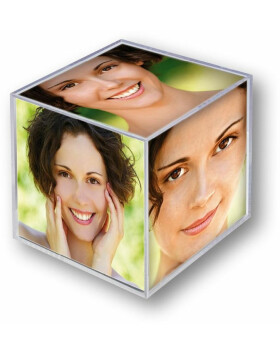 Cube photo acrylique 6,5x6,5 cm