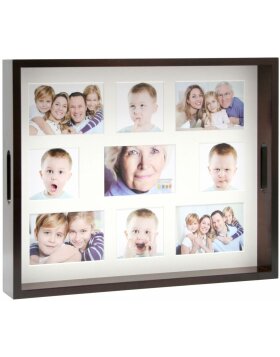 Picture tray Deoli - brown