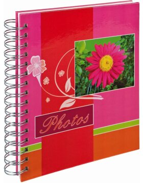 Professional album Fleur charm with spiral binding for insertion