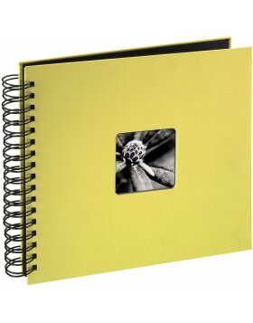 Álbum espiral Fine Art amarillo 28x24 cm