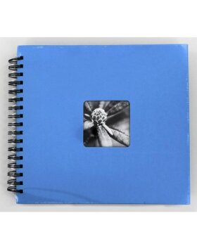 Hama Spiralalbum Fine Art azur 28x24 cm 50 schwarze Seiten
