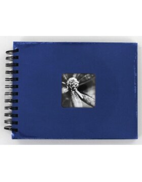 Hama Spiralalbum Fine Art blau 24x17 cm 50 schwarze Seiten