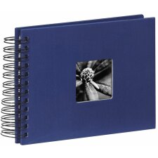 Hama Album à spirales Fine Art bleu 24x17 cm 50 pages noires