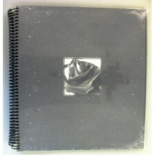 Album spiralny FLAIR w kolorze czarnym 31,5x32 cm