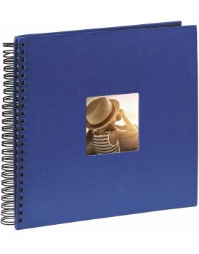 Hama Album à spirales Fine Art bleu 36x32 cm 50 pages noires