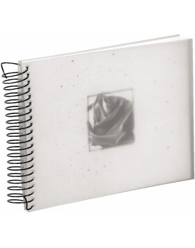 Álbum espiral Hama Flair blanco 22x15 cm 40 páginas blancas