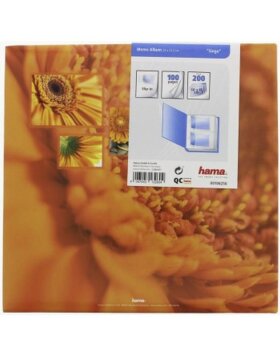 Álbum Hama Singo 200 fotos 10x15 cm naranja