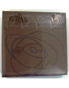 Wild Rose Memo Album, for 200 photos with a size of 10x15 cm, brown