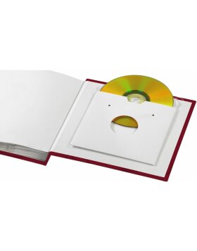 200 wsuwany album WILD ROSE 10x15 cm w kolorze czerwonym