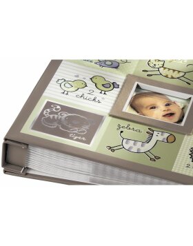 Baby Memo Album à visser AARON 200 photos 11x15 cm