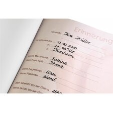 Baby Feel Baptism Bookb. Album, 29x32 cm, 60 white pages, text on 2 pages