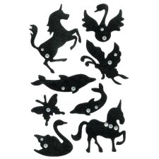 Stickers - black animals