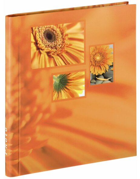 Hama Selbstklebealbum SINGO orange 28x31 cm 20 selbstklebende Seiten