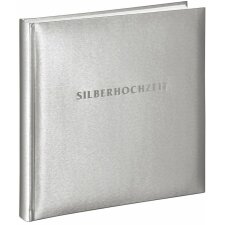 Srebrny album ślubny 30x30 cm
