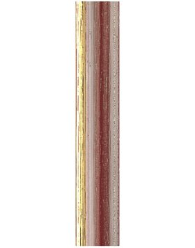 Drewniana ramka Florida 9x13 cm rubinowa czerwień
