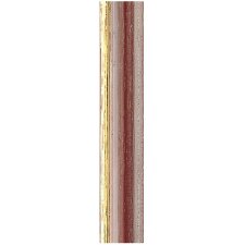 Marco de madera Florida 9x13 cm rojo rubí