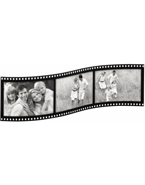 Acrylic frame filmstrip 3 photos 9x13 cm