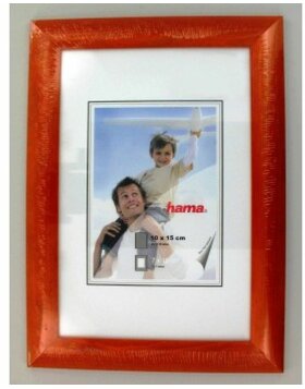 wooden frame Korfu 10x15 cm orange